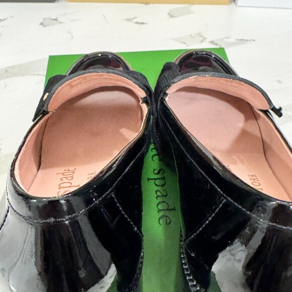 Kate Spade New York Women's Leandra Slip On Loafer High Heel Pumps Black - Picture 15 of 16